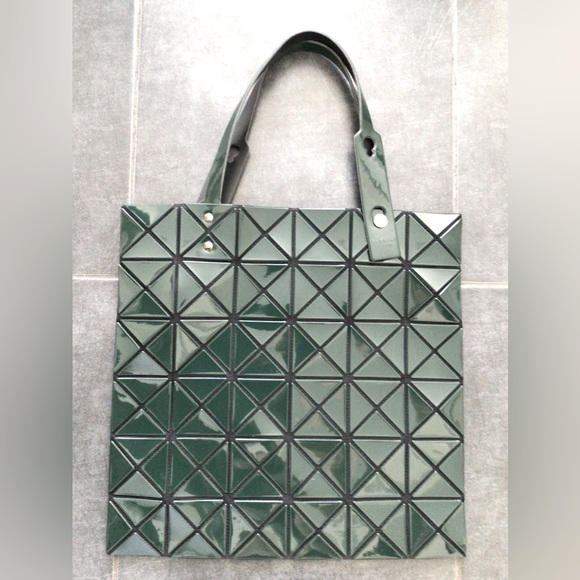 ISSEY MIYAKE Bao Bao Dark Green Tote Bag - New without Tag - Picture 5 of 6